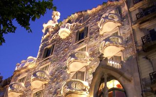 The same Gaudi house The same Gaudi house